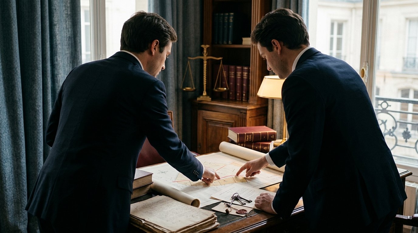 Illustration | Servitude de passage : droits, preuves et conflit voisin