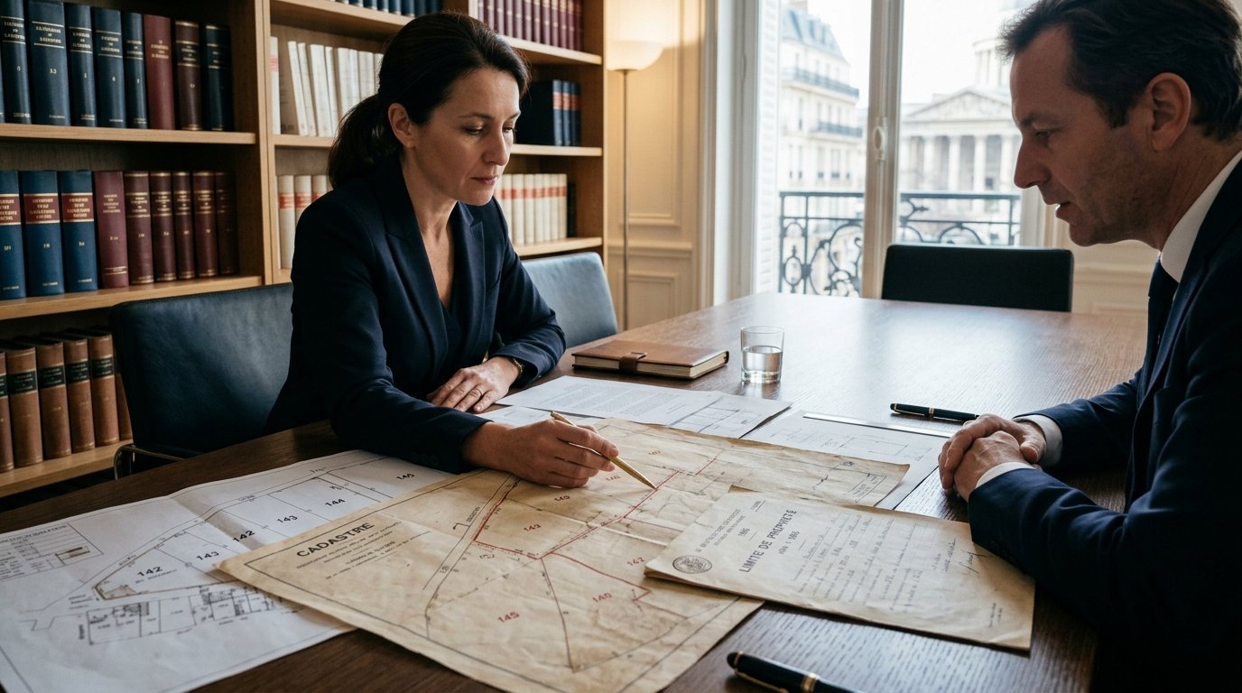 Terrain, cadastre et limites de propriété : comprendre avant de contester
