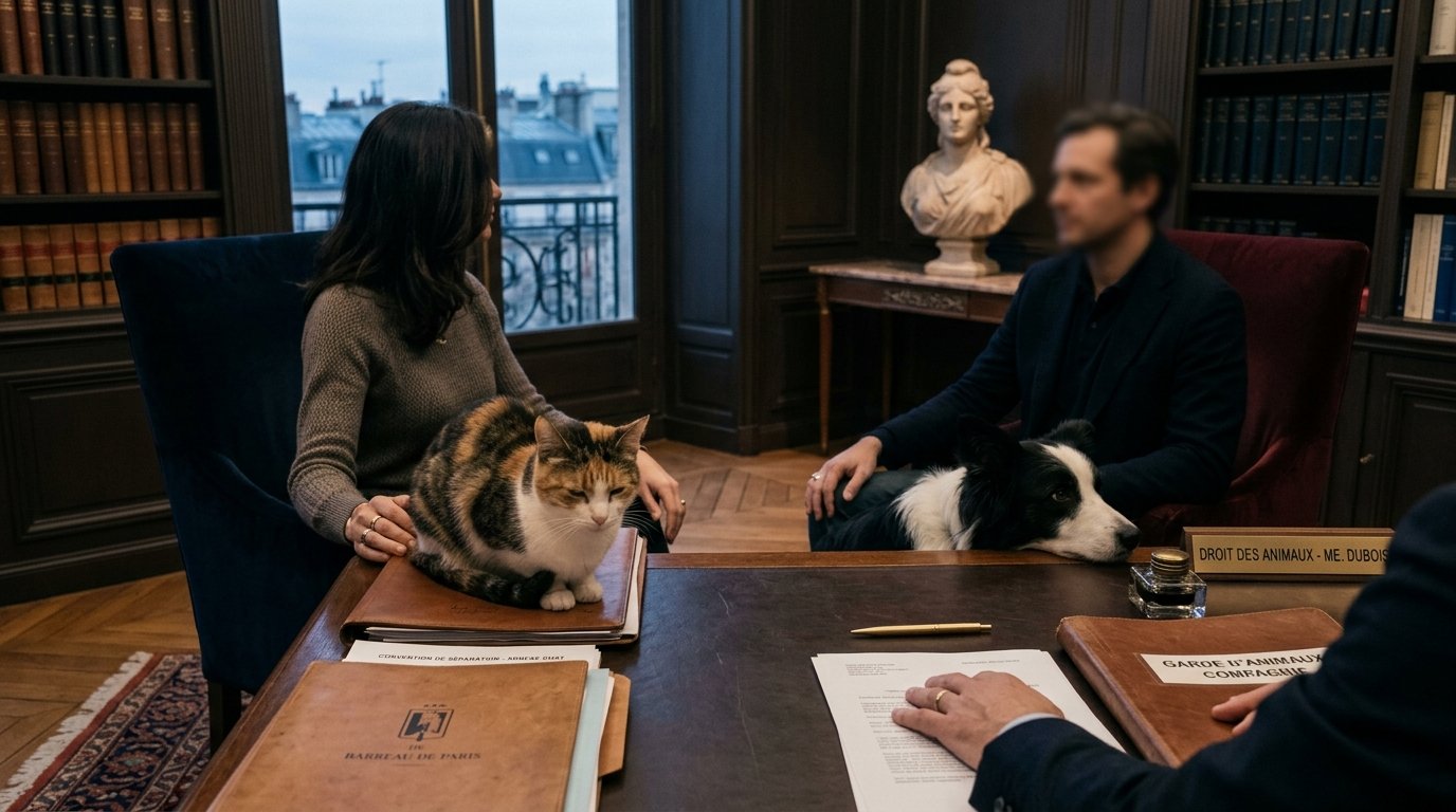 Séparation : qui garde le chien ou le chat ?