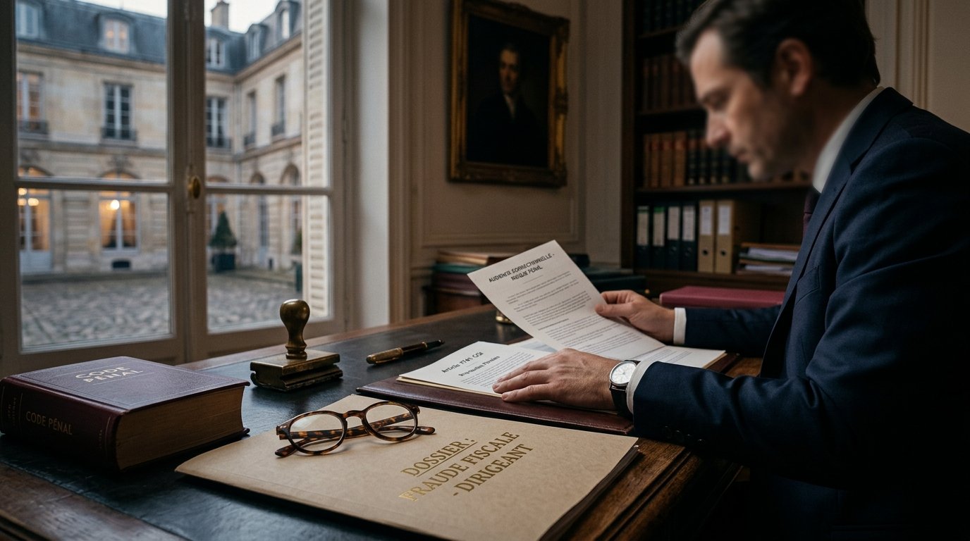 Fraude fiscale et risque pénal : dirigeant, entreprise, patrimoine