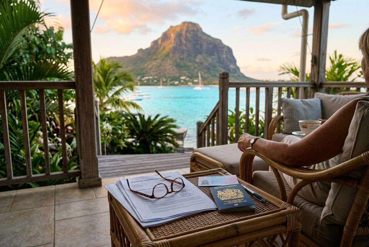 Prendre sa retraite à l'île Maurice : permis de résidence, fiscalité des pensions et pièges à éviter