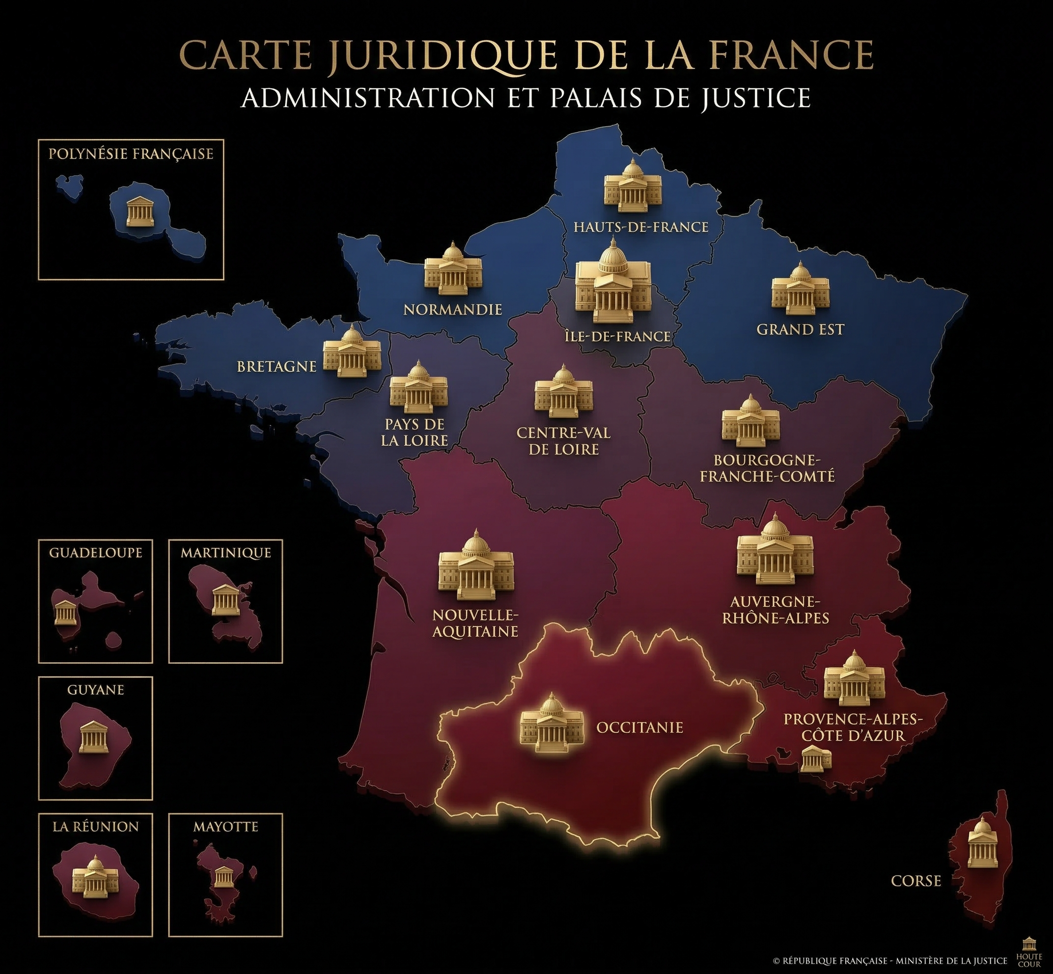Carte juridique de France