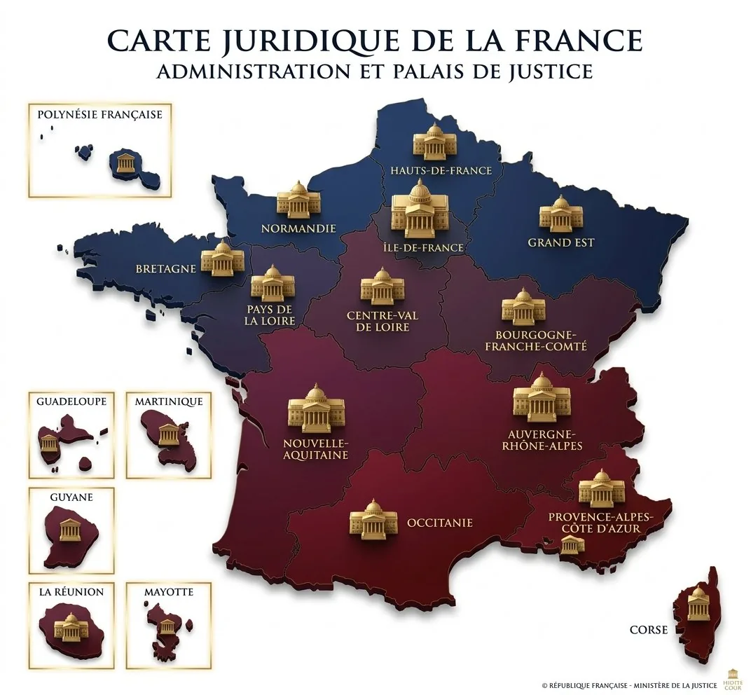 Carte juridique de France