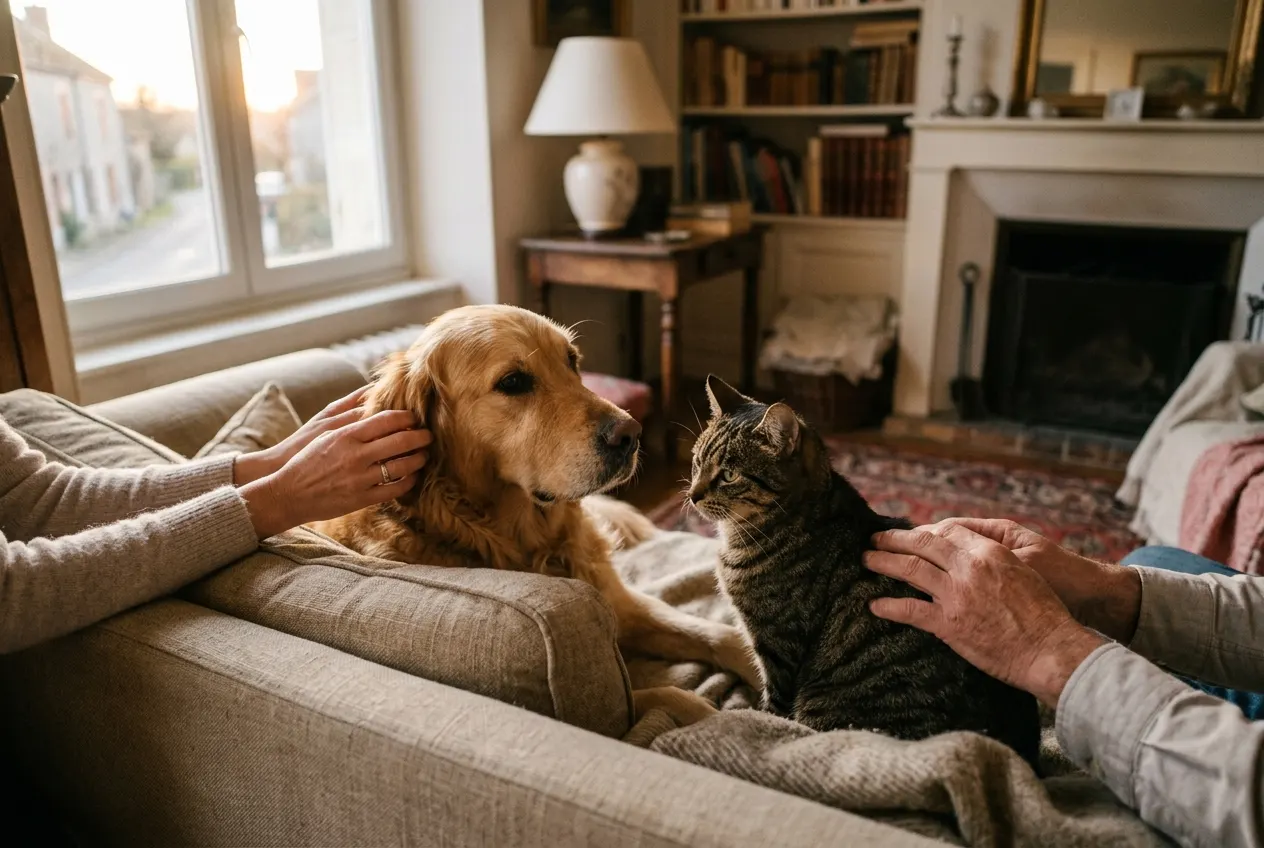 Illustration | Séparation : qui garde le chien ou le chat ?