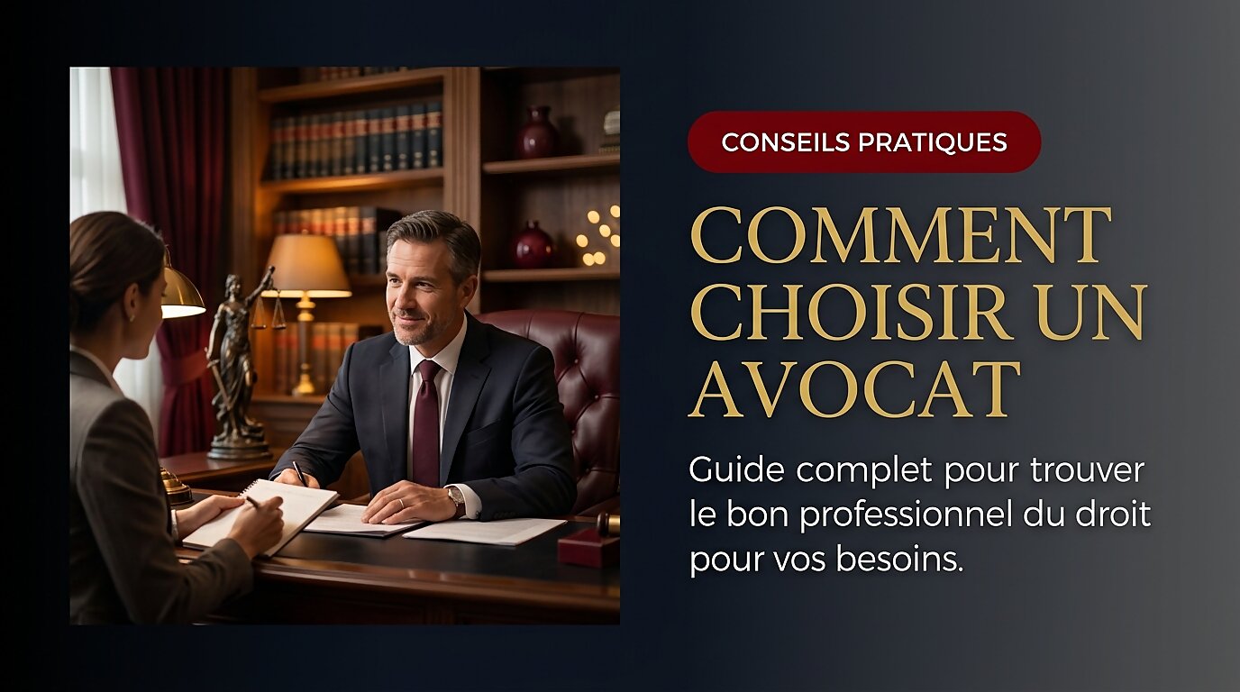 Comment Choisir le Bon Avocat pour Votre Situation : Guide Complet 2026